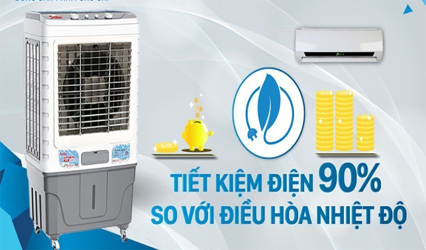 Chế độ tiết kiệm điện của Máy làm mát không khí Saiko AC-6800