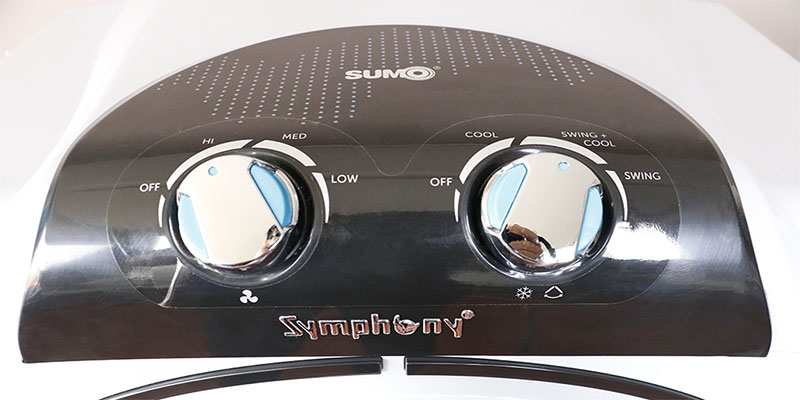 Bảng điều khiển của Máy làm mát không khí Symphony Sumo 115XL