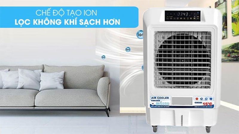 Chức năng tạo ion của Máy làm mát không khí Yakyo CC90 Điện Tử