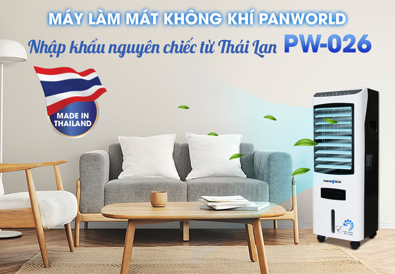 Máy làm mát không khí Panworld PW-026 nhập khẩu từ Thái Lan