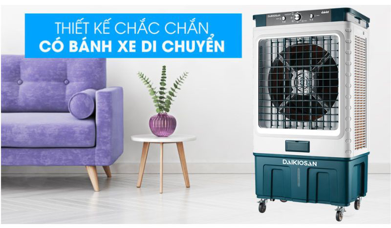 Di chuyển dễ dàng và cơ động với bánh xe