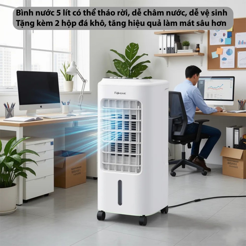 Máy làm mát không khí hơi nước Fujihome AC-05 - Hàng chính hãng