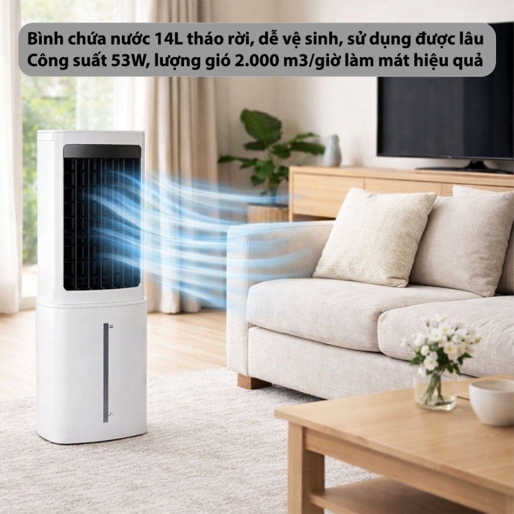 Máy làm mát không khí hơi nước Fujihome AC-14 - Hàng chính hãng