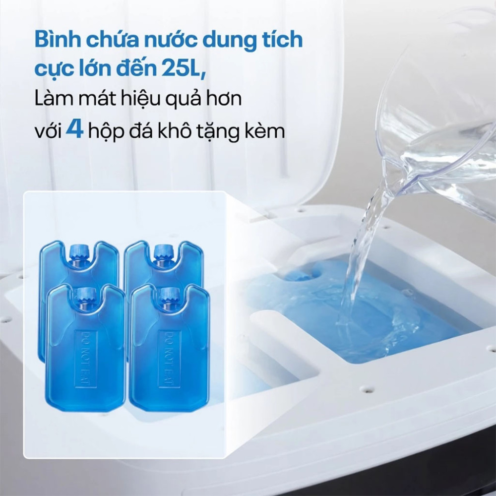 Máy làm mát không khí hơi nước Fujihome AC-25 - Hàng chính hãng