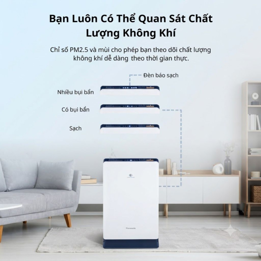 Máy lọc không khí Panasonic F-PXV35A-LB/DB - Hàng chính hãng