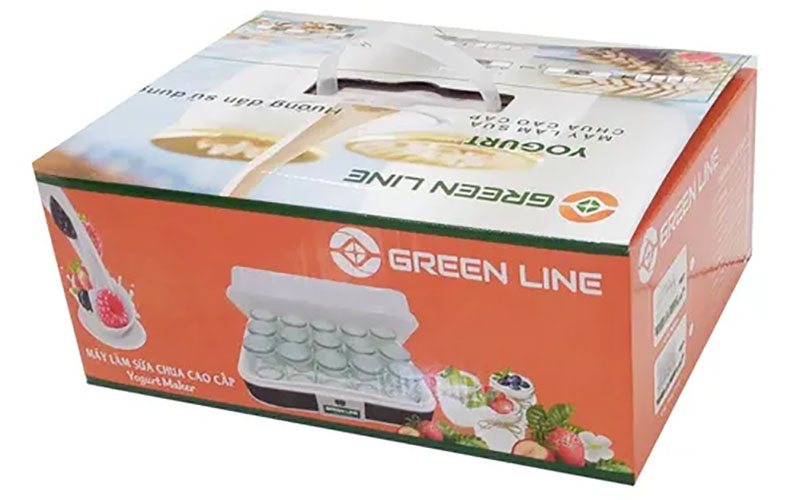 Máy làm sữa chua tự động Green Line 15 cốc thủy tinh