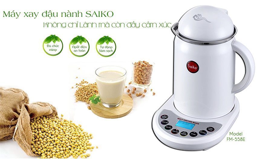 Máy làm sữa đậu nành Saiko FM-558E