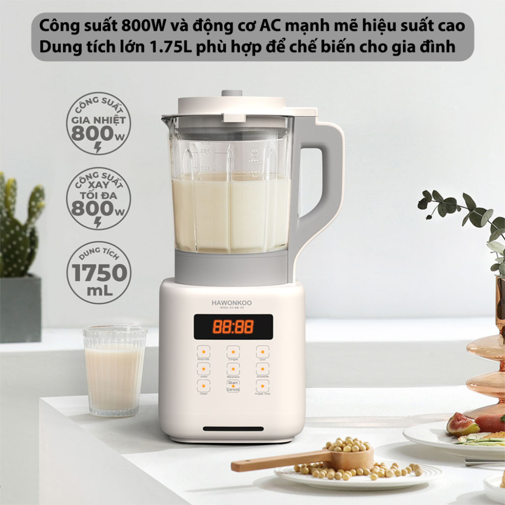 Máy làm sữa hạt Hawonkoo SMH-175 - Hàng chính hãng