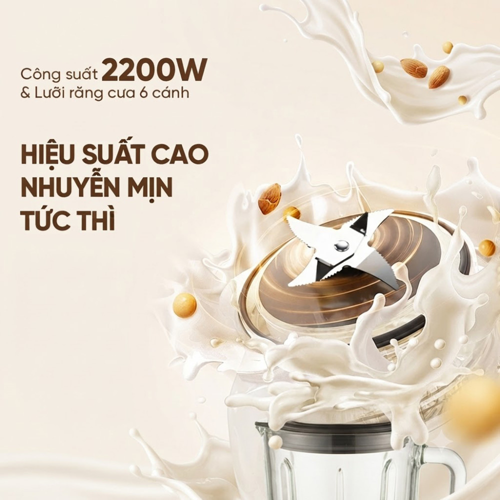 Máy làm sữa hạt đa năng Sunhouse mama SHD5268 - Hàng chính hãng