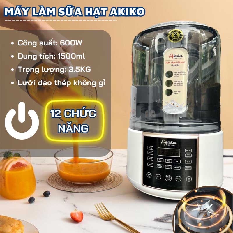 Thông số kỹ thuật của máy làm sữa hạt Akiko LN-D28