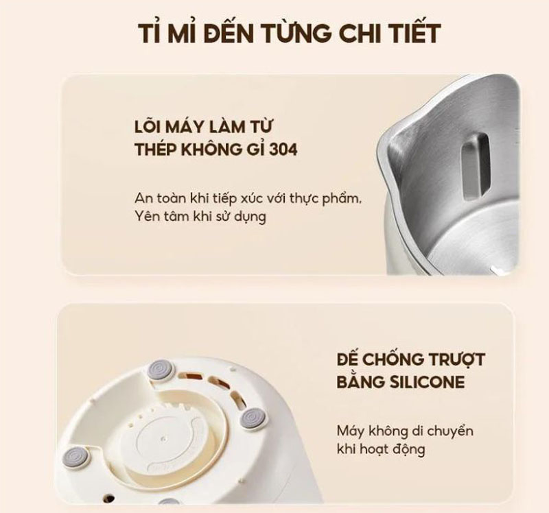 Chất liệu cao cấp, tạo độ bền và an toàn 