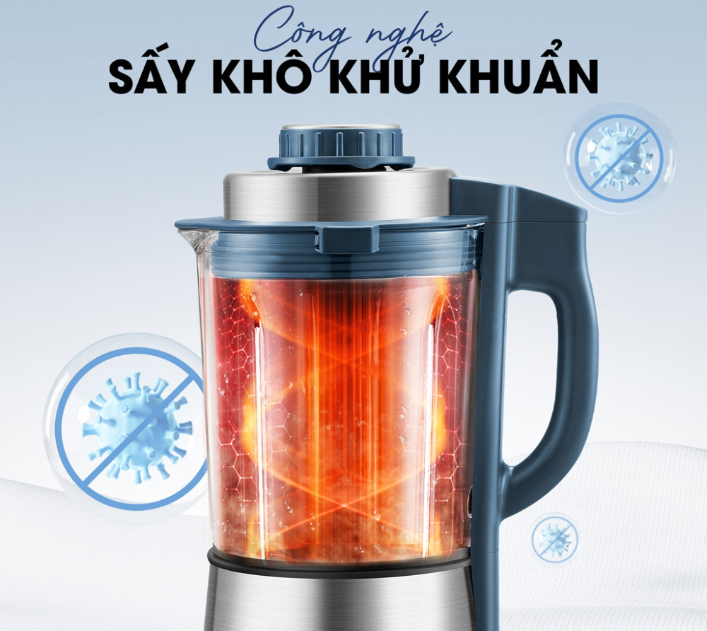 Công nghệ sấy khô khử khuẩn độc quyền