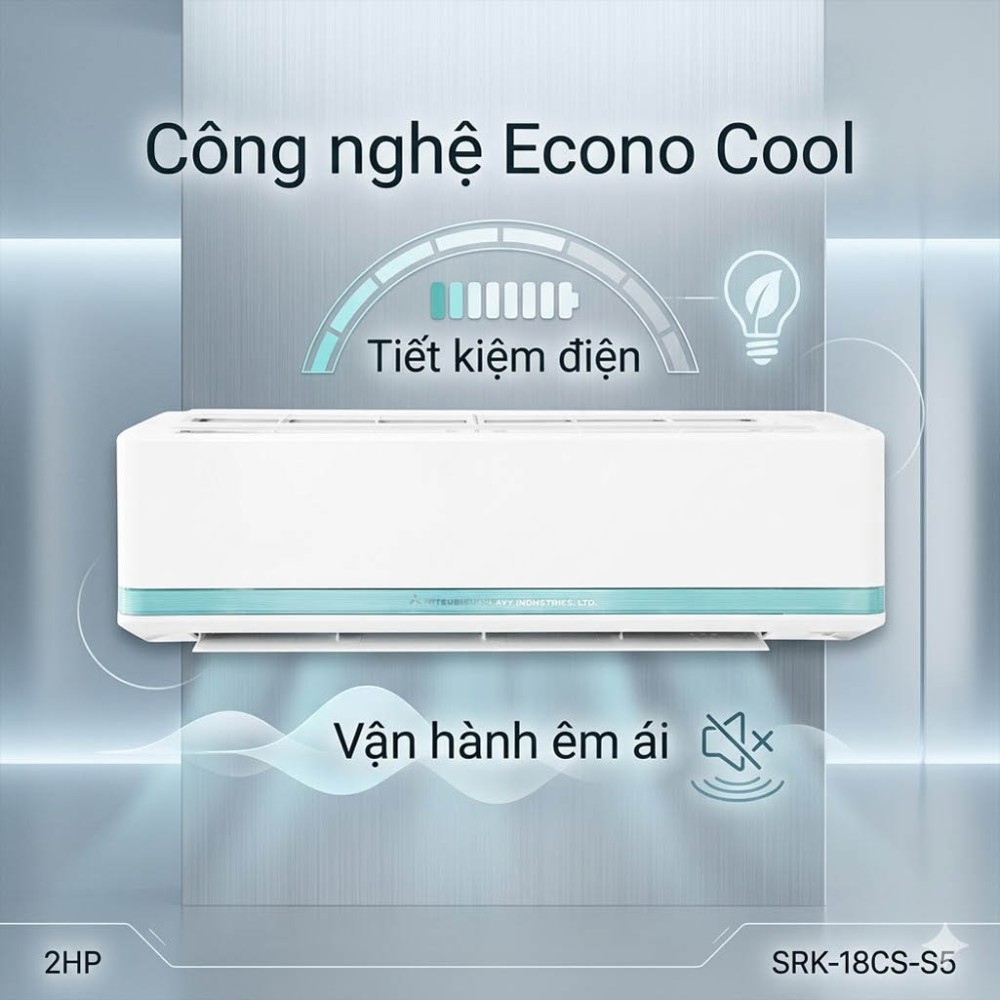 Máy lạnh Mitsubishi Heavy 2HP SRK-18CS-S5 - Hàng chính hãng