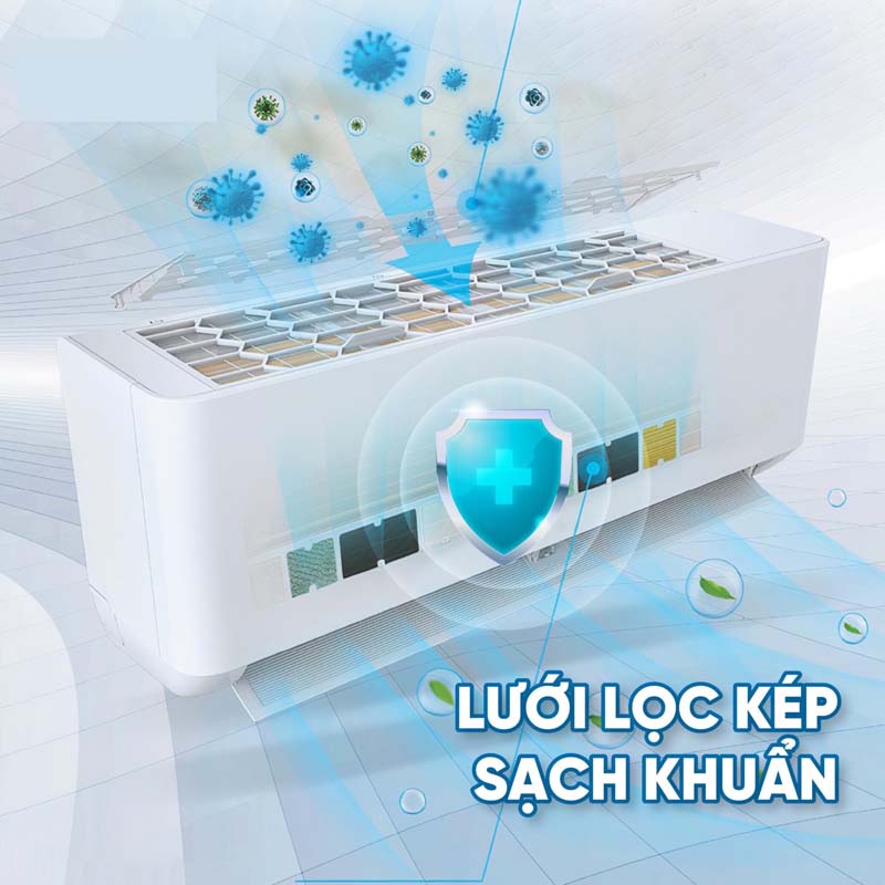 Màng lọc bụi giúp Nano bạc giúp lọc sạch bụi bẩn 