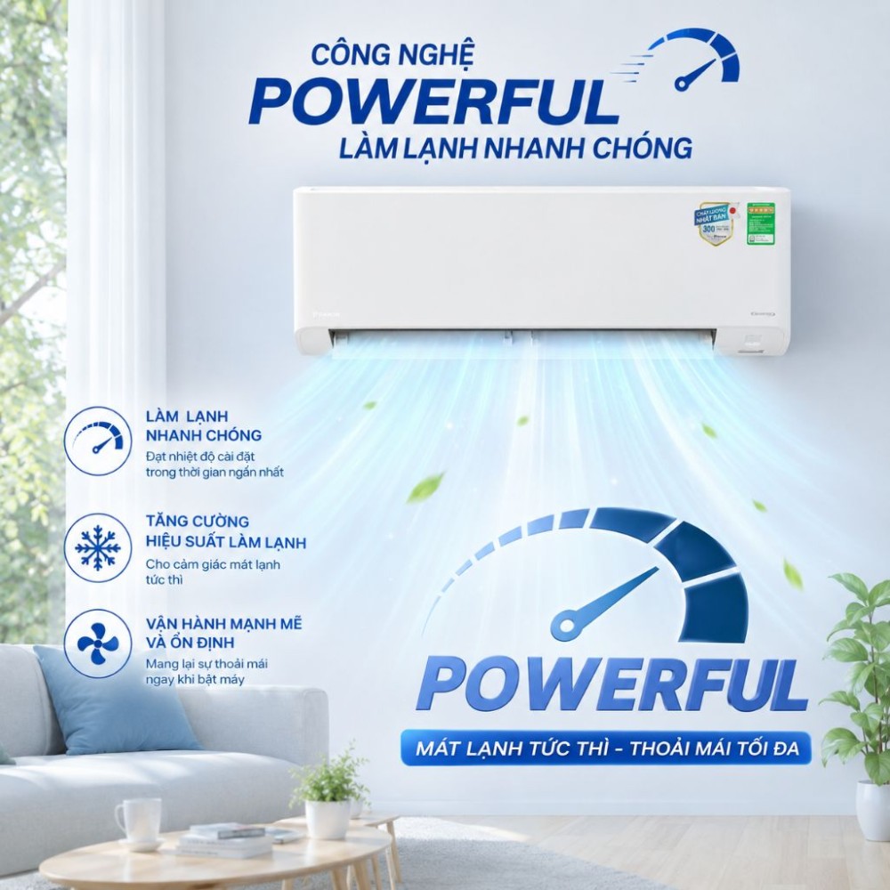 Máy lạnh Daikin Inverter 3 HP FTKY71WVMV/RKY71WVMV - Hàng chính hãng