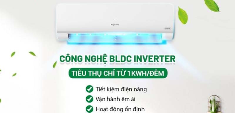 Công nghệ biến tần BLDC inverter và chế độ Super, làm lạnh nhanh, tiết kiệm điện năng