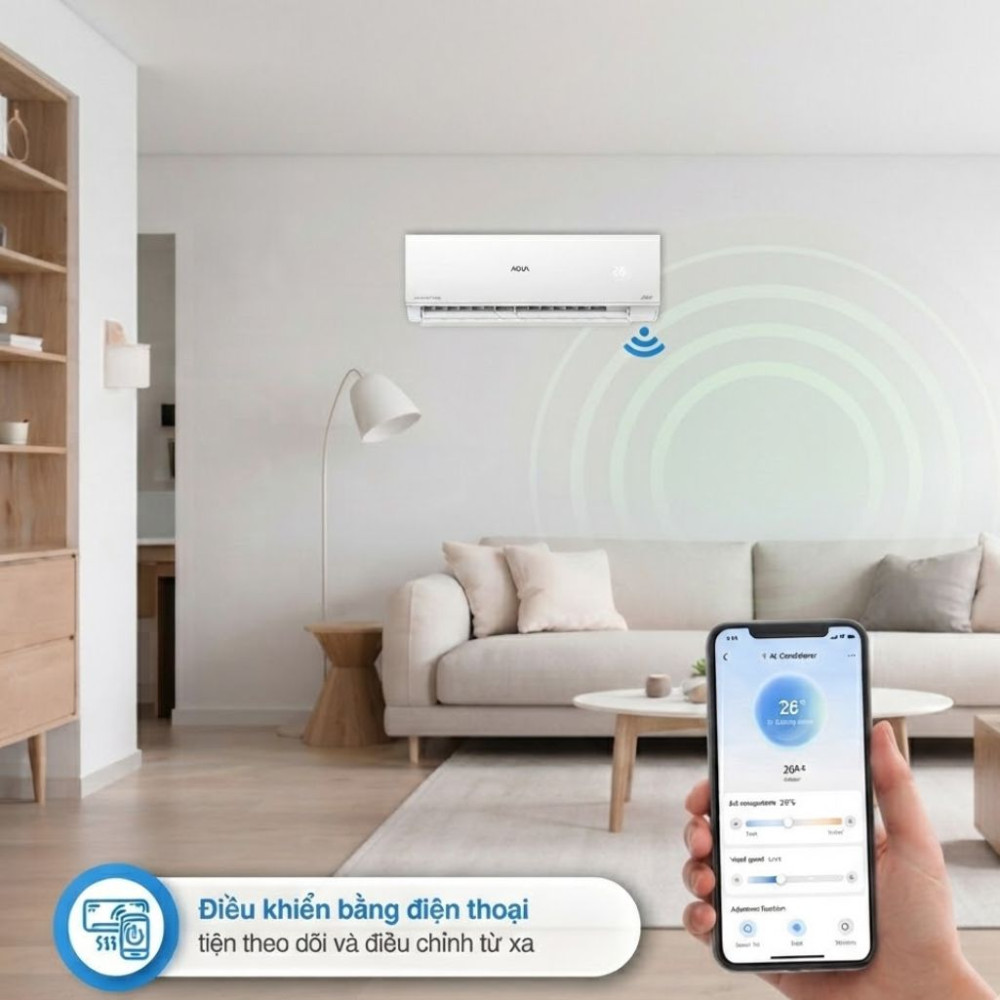 Máy lạnh Aqua Inverter 1 HP AQA-RV10QA5 - Hàng chính hãng