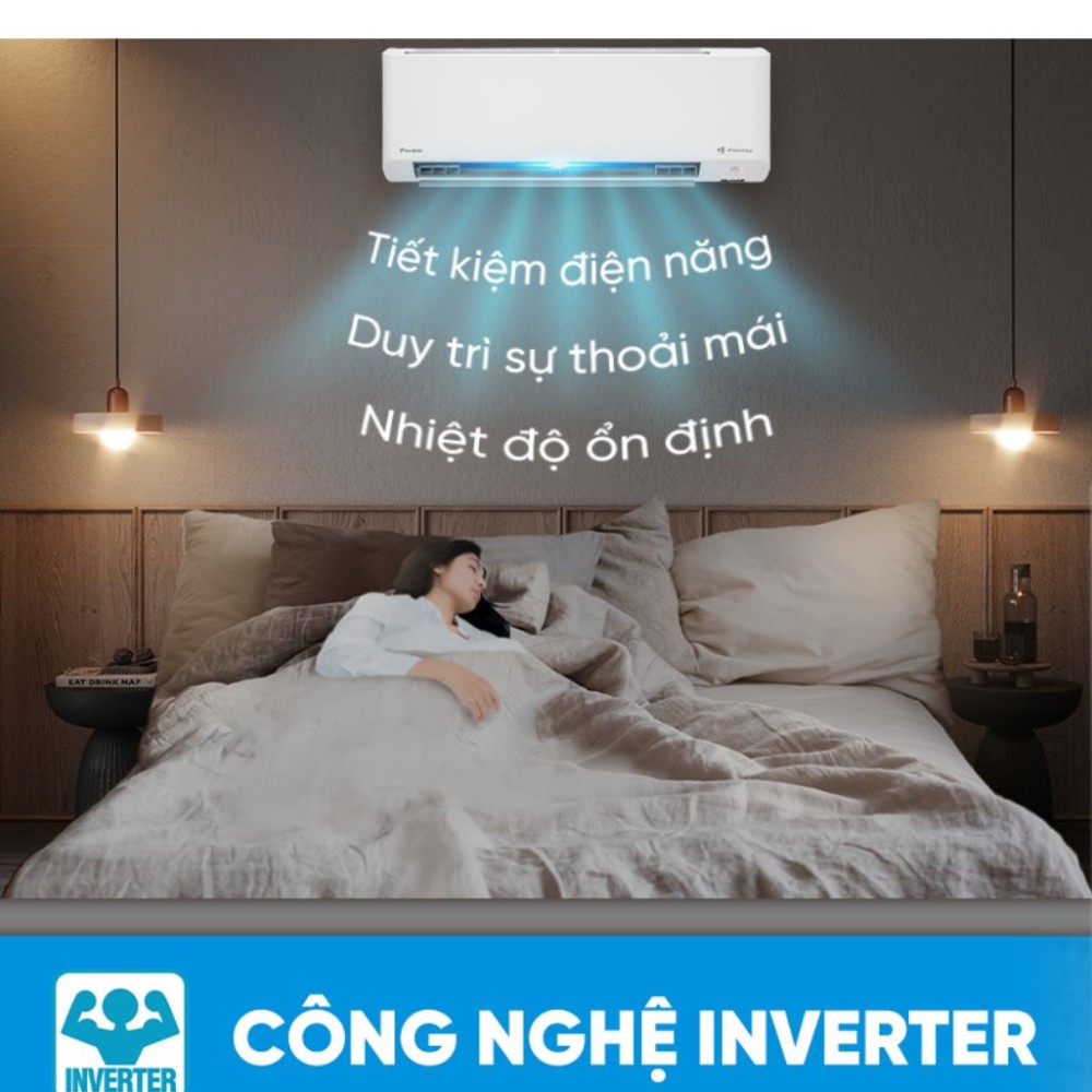 Máy lạnh Daikin inverter 2.5 HP FTKM60SVMV - Hàng chính hãng