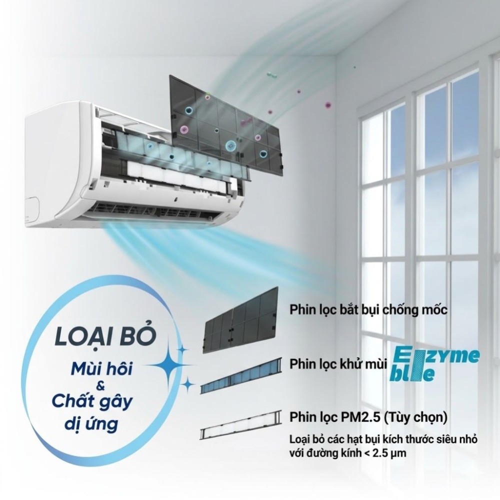 Máy lạnh Daikin Inverter 3 HP FTKF71ZVMV - Hàng chính hãng