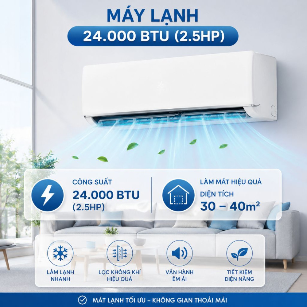 Máy lạnh Hisense 2.5HP inverter AS-24TW4RXTCD01 - Hàng chính hãng