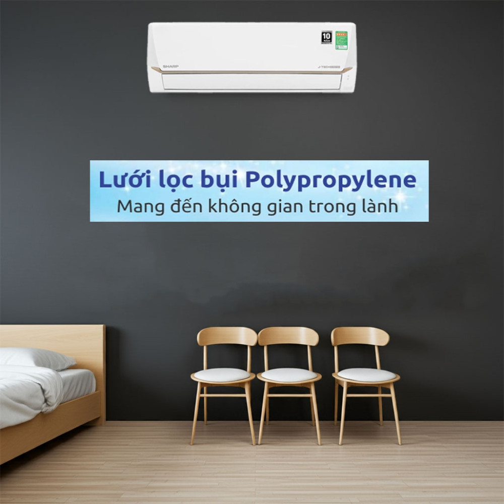 Máy lạnh Inverter 1.5 HP Sharp AH-X13CEWC công nghệ lọc không khí