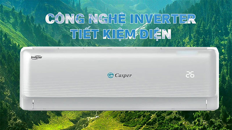 Máy lạnh Inverter Casper IC-12TL22 với công nghệ Inverter tiết kiệm điện