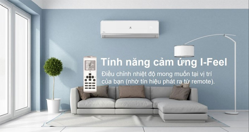 Máy lạnh Inverter ELectrolux ESV12CRR-C3 với cảm ứng I Feel