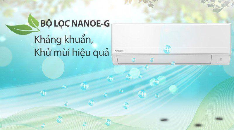 Lọc sạch không khí với công nghệ Nanoe-G của máy lạnh Inverter Panasonic CU/CS-U24VKH-8