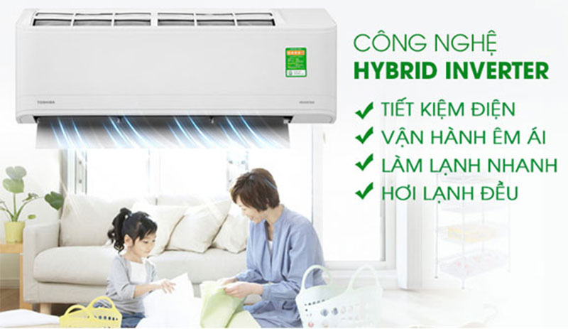 Công nghệ tiết kiệm điện của máy lạnh Inverter Toshiba RAS-H10X3KCVG-V