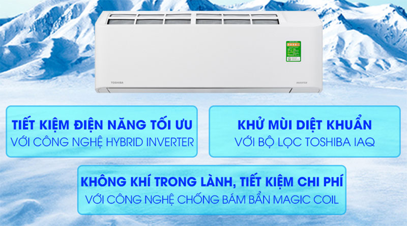 Chức năng của máy lạnh Inverter Toshiba RAS-H13C2KCVG-V/H13C2ACVG-V