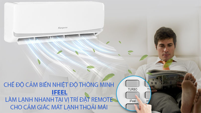 Chức năng iFeel của Máy lạnh Kangaroo 1 HP KGAC09CN