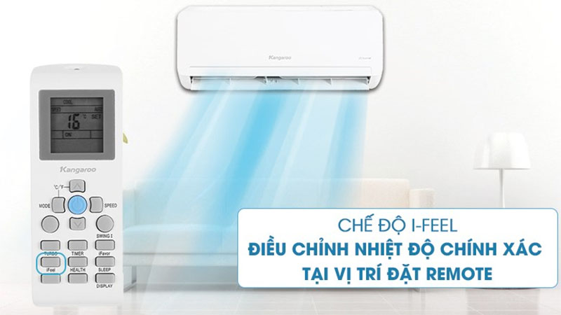 Chế độ iFeel của Máy lạnh Kangaroo Inverter 1 HP KGAC09CI