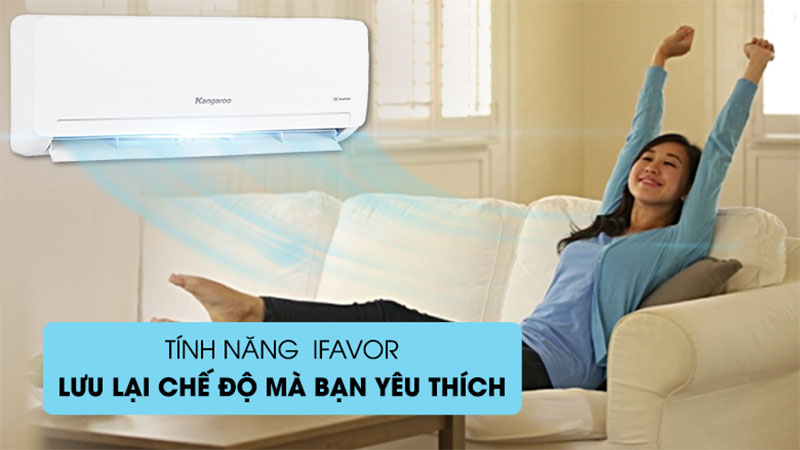 Tính năng iFavor của Máy lạnh Kangaroo Inverter 1 HP KGAC09CI