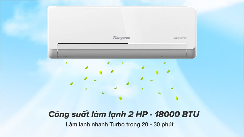 Công suất của Máy lạnh Kangaroo Inverter 2 HP KGAC18CI