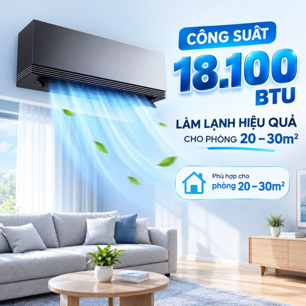 Máy lạnh LG Inverter 2 HP IAC18B1 - Hàng chính hãng