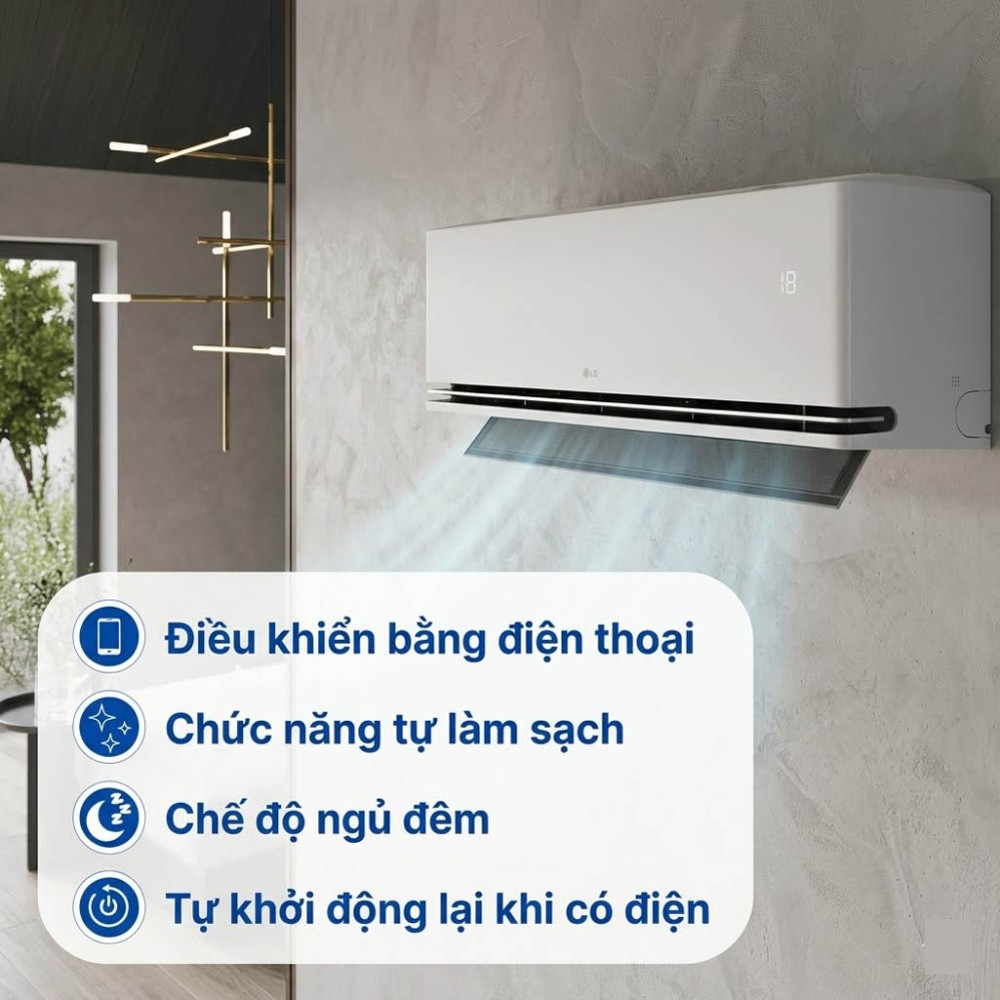 Máy lạnh LG Inverter 1.5HP IDC-12M1 - Hàng chính hãng