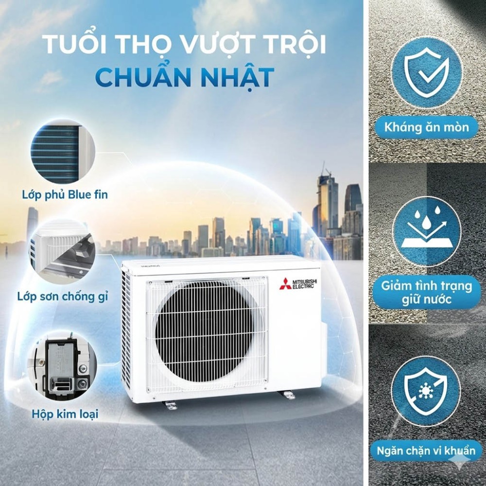 Máy lạnh Mitsubishi Electric Inverter 2.5HP MSY/MUY-JY60VF - Hàng chính hãng