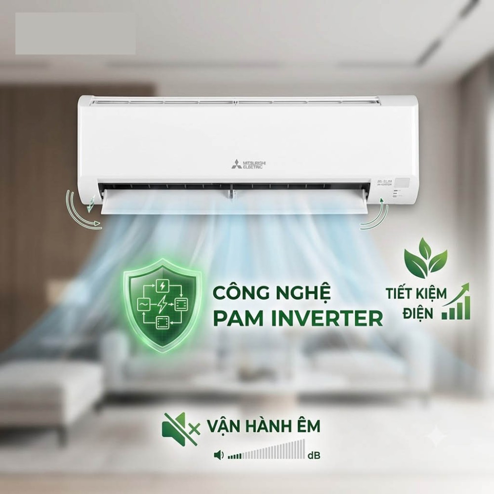 Máy lạnh Mitsubishi Electric Inverter 2.5HP MSY/MUY-JY60VF - Hàng chính hãng