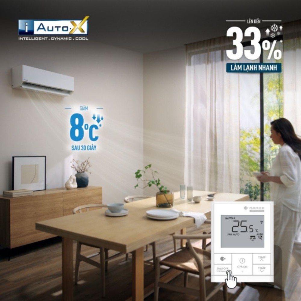 Máy lạnh Panasonic inverter 2 HP CU/CS-XU18BKH-8 - Hàng chính hãng
