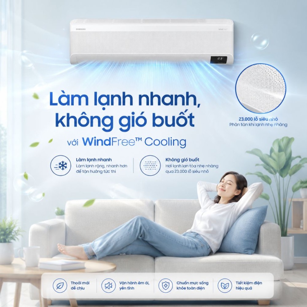 Máy lạnh Samsung Inverter 2.5 HP AR24CYHA - Hàng chính hãng