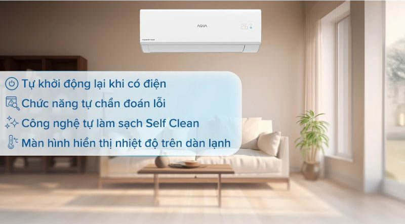 Máy được trang bị nhiều tính năng thông minh