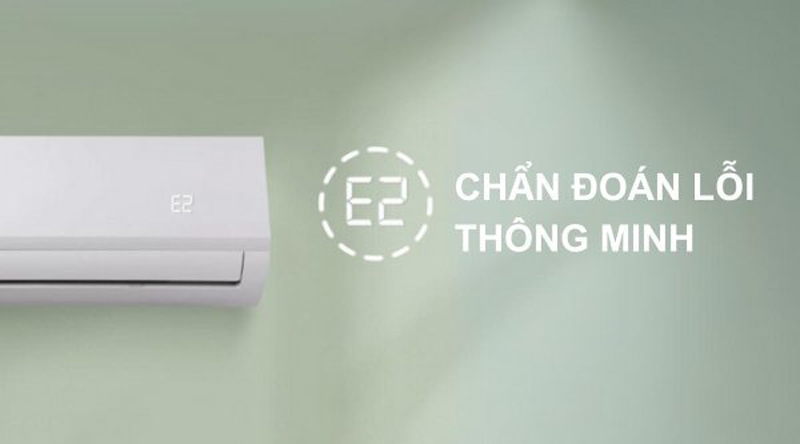 Máy có tính năng tự chẩn đoán lỗi thông minh.