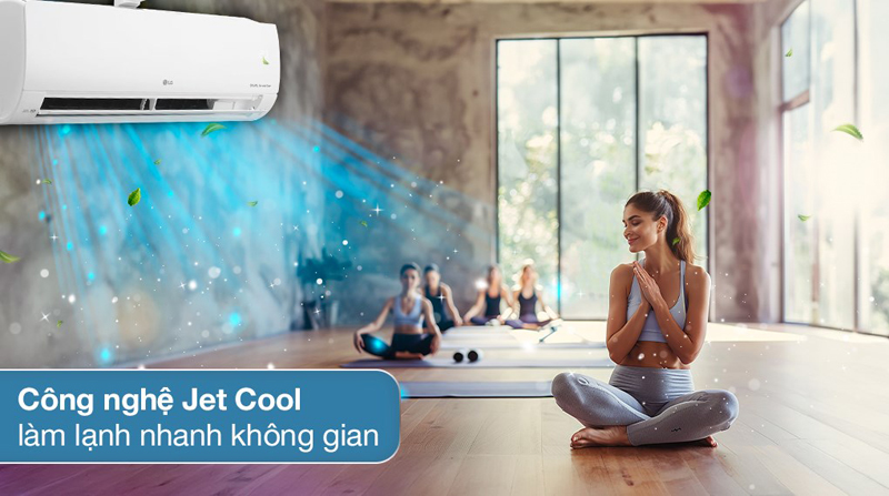  Chế độ làm lạnh nhanh Jet Cool, mang hơi lạnh tỏa đều khắp phòng