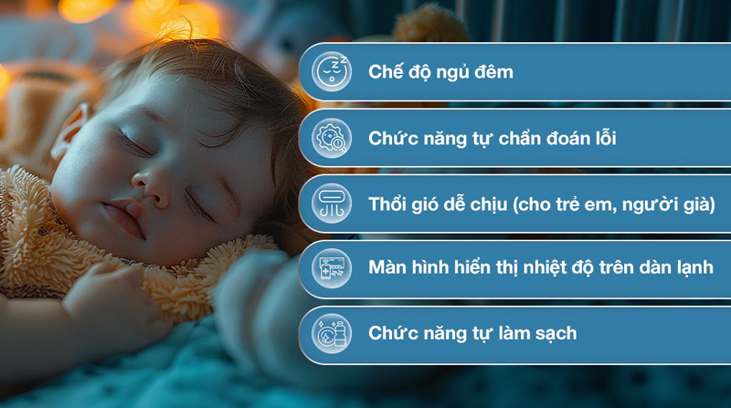 Máy được trang bị rất nhiều tính năng thông minh 