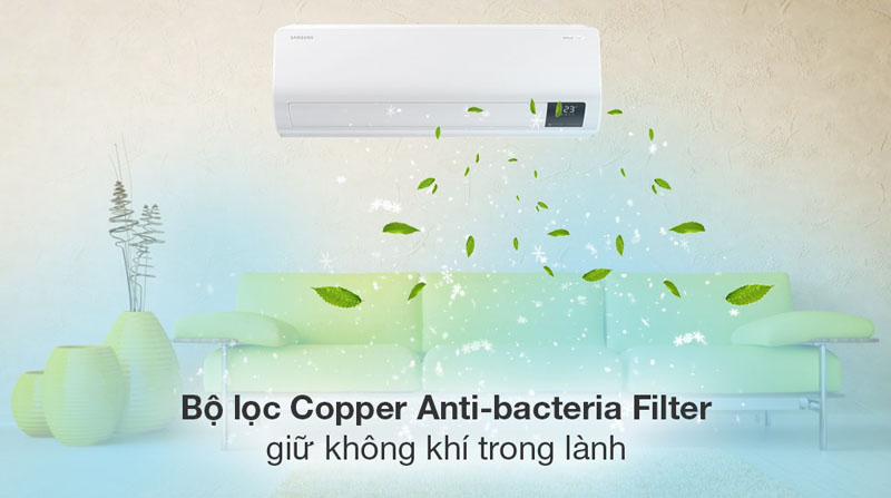 Bộ lọc Copper Anti-bacteria Filter lọc vi khuẩn đến 99%