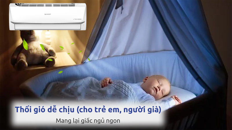 Chế độ Baby Sleep kết hợp với chế độ Best Sleep đặc biệt dành cho trẻ em hoặc người lớn tuổi 