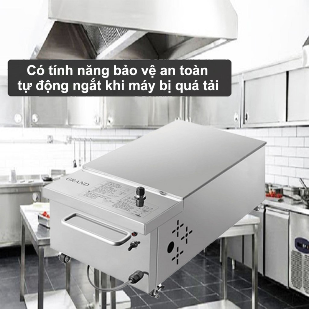 Máy lọc dầu công nghiệp Grand Woosung GWS-OR300N 22 Lít Có tính năng an toàn khi quá nhiệt