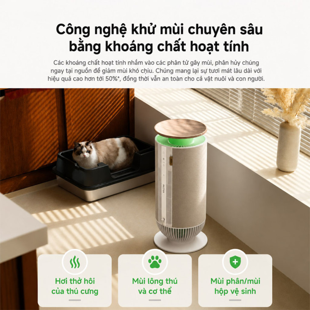 Máy lọc không khí Mova Puris P10 Air Purifier - Hàng chính hãng