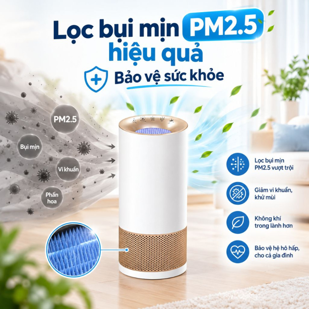 Máy lọc không khí Paveden PAP-33HEPA - Hàng chính hãng