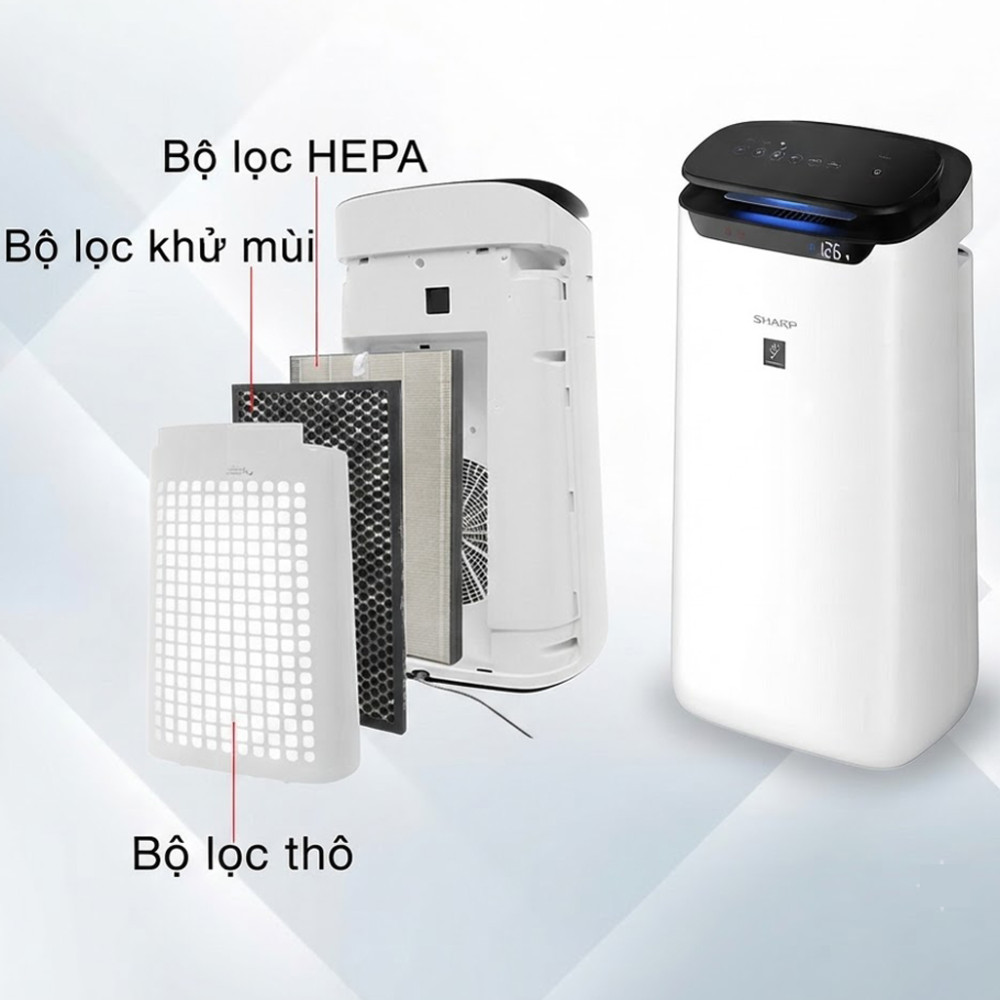 Máy lọc không khí Sharp FP-J60E-W - Hàng chính hãng
